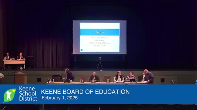 Keene School District holds first session of annual meeting for voter participation