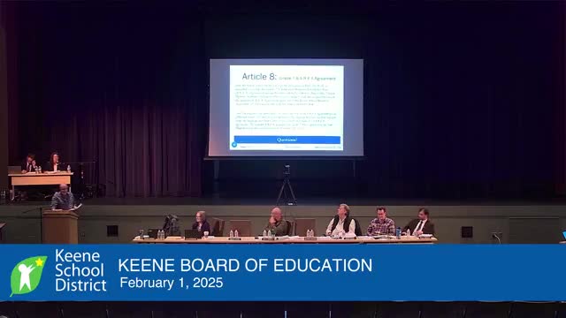Keene School District approves 20-year extension of regional enrollment area agreement