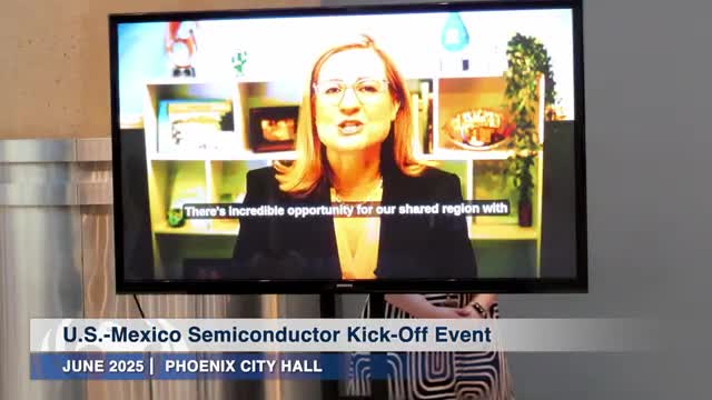 Vice Mayor Anne O'Brien highlights Phoenix's role in North American semiconductor corridor