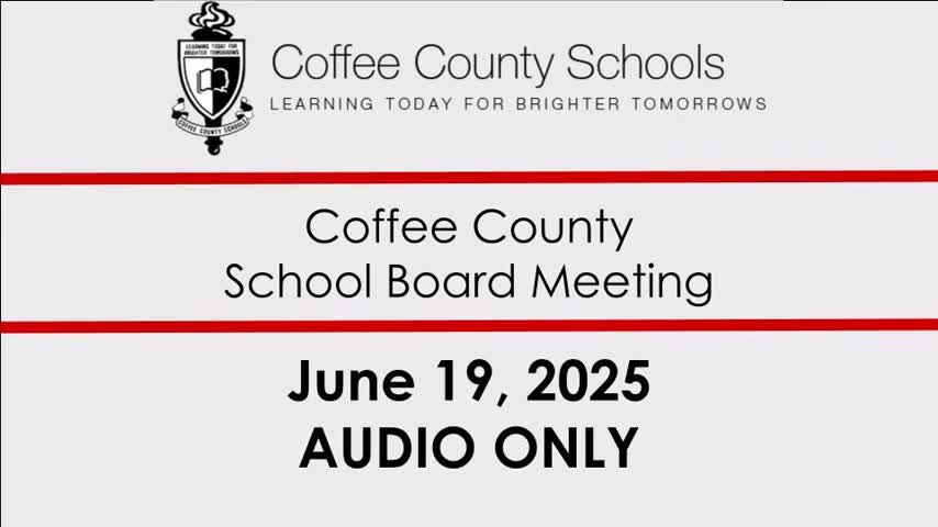 Coffee County School Board approves revised budget in special meeting