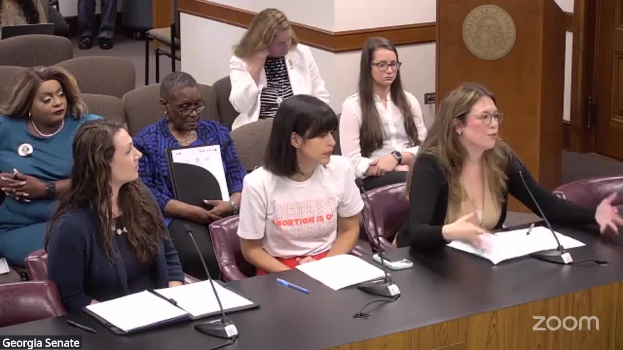 Georgia lawmakers scrutinize miscarriage legalities and effects on women's rights