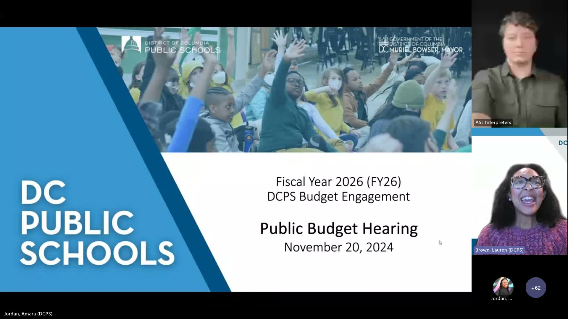 DC Public Schools holds FY26 budget hearing as families press for Schools First compliance and resources