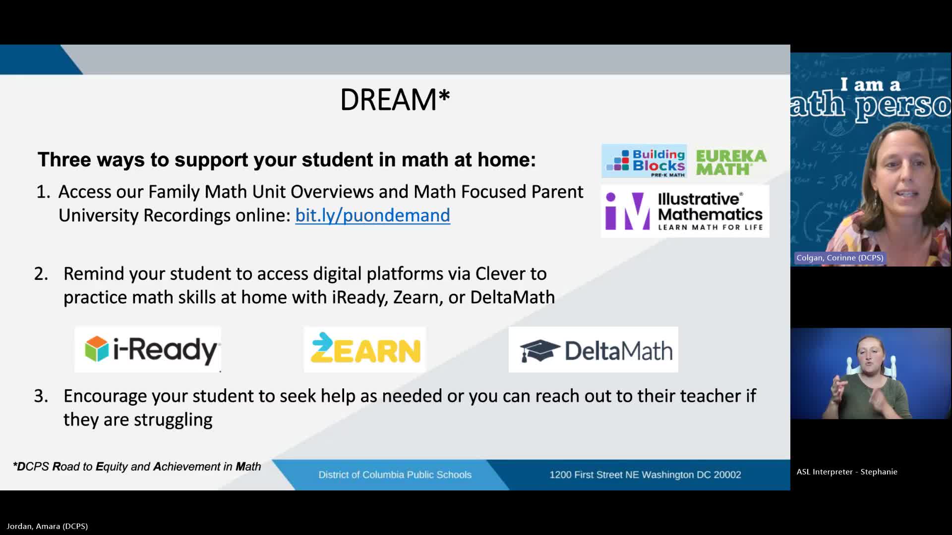 DCPS outlines strategies to enhance math outcomes and global learning opportunities