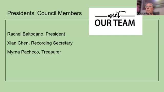 President's Council elections deferred after no nominees; bylaws, financial filings and EIN reminders given