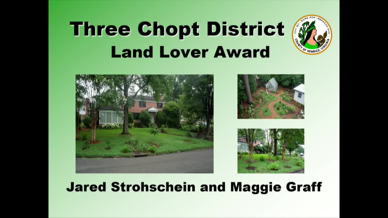 Henrico Honors Tuckahoe and Verina Districts with Land Lover Awards