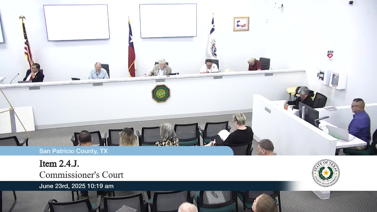 San Patricio County residents push for new unit road maintenance system