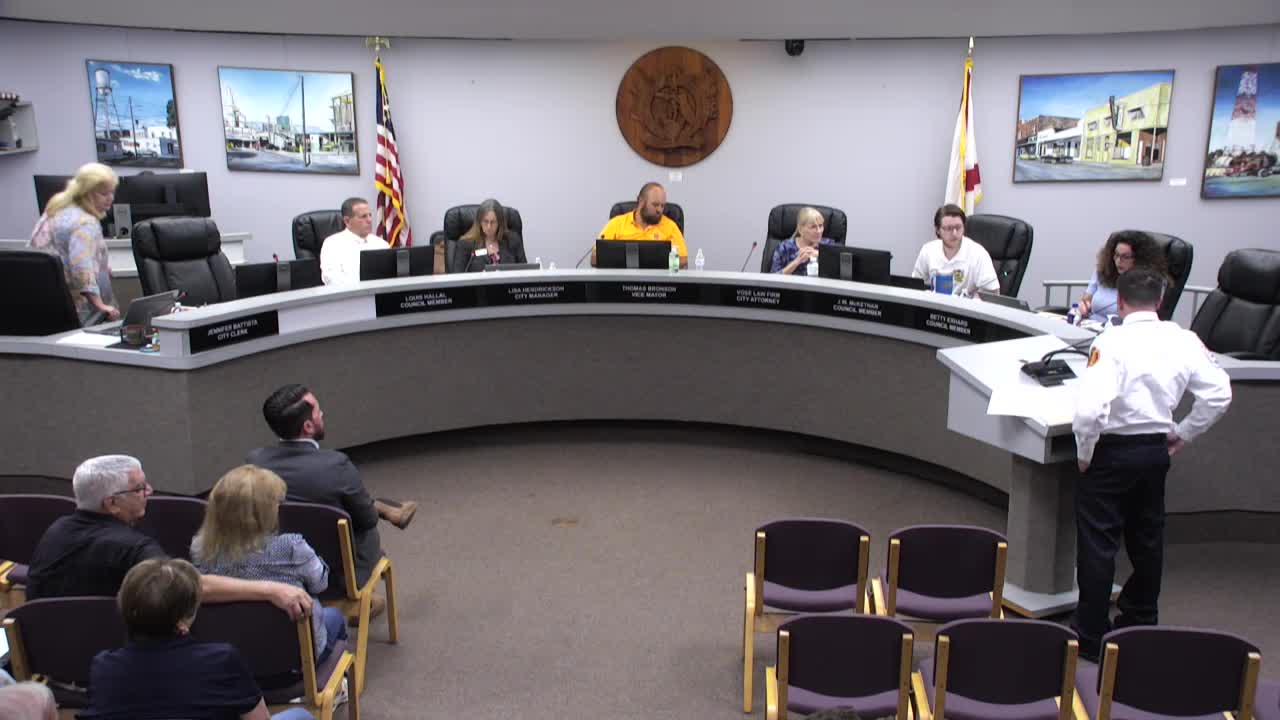 Brooksville Council Questions Fire Assessment Fees Amid Budget Concerns