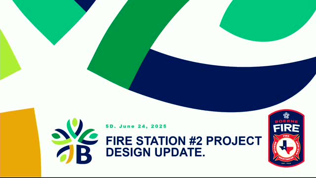 Boerne Fire Department unveils new design for Fire Station Number 2 with community features