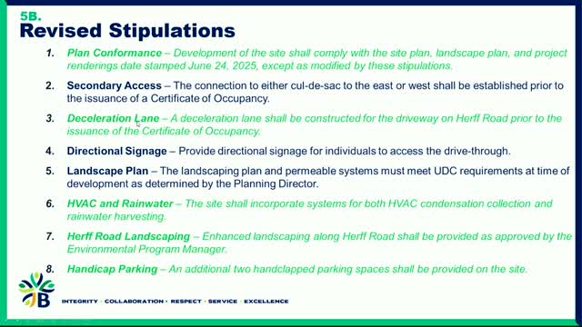 Boerne City Council Discusses Starbucks Drive-Through and Traffic Concerns on Herff Road