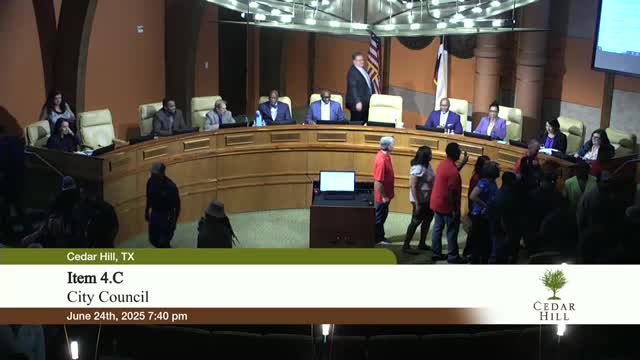 Cedar Hill City Council Approves Drainage Contract and Library Renovation Agreement