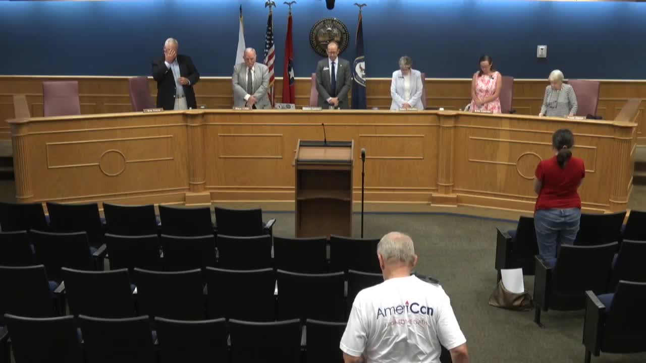 Brentwood City Council Opens Meeting with Prayer and Pledge of Allegiance