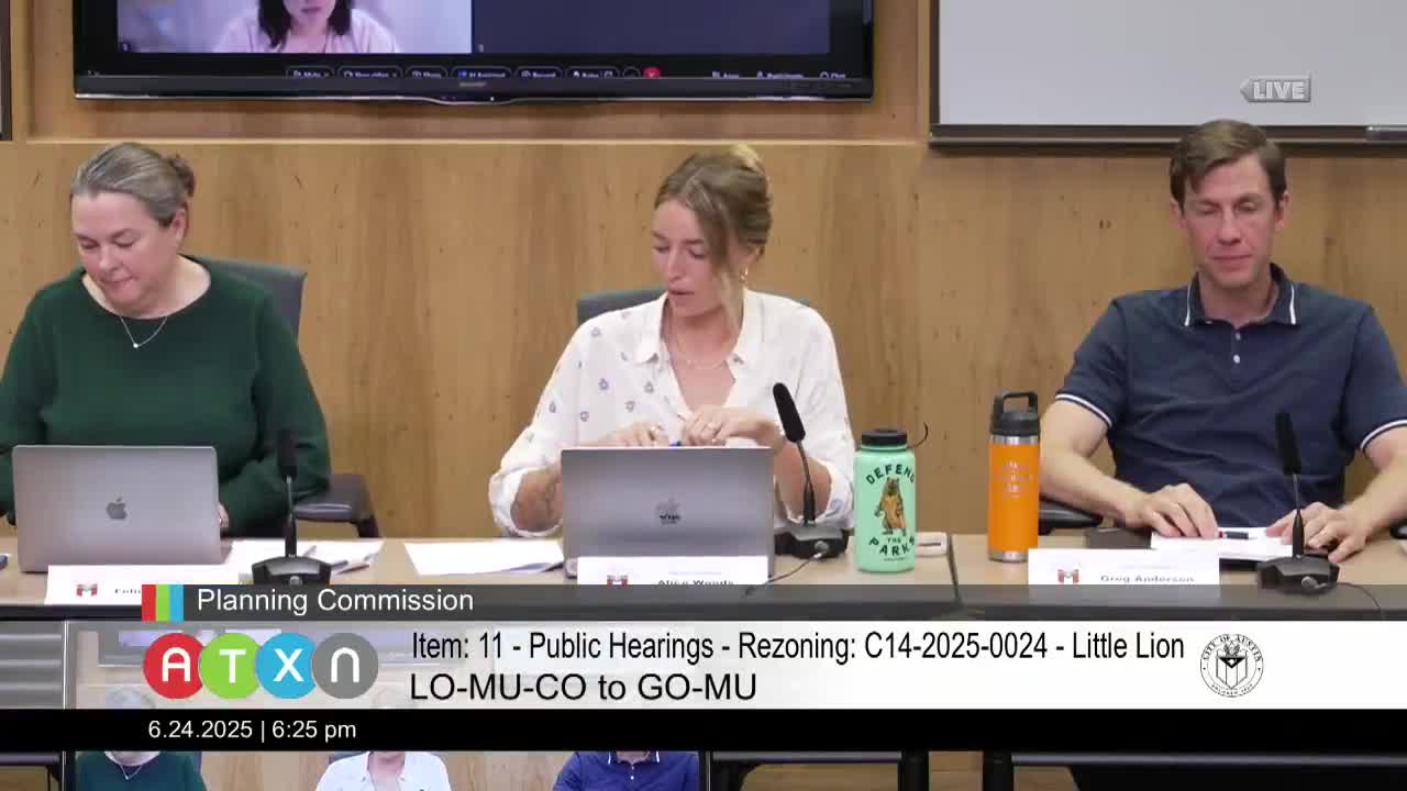 Commissioners Vote Unanimously to Hear Case Tonight Despite Postponement Motion