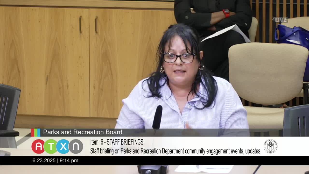 Austin Parks Department discusses funding challenges and pool payment system improvements