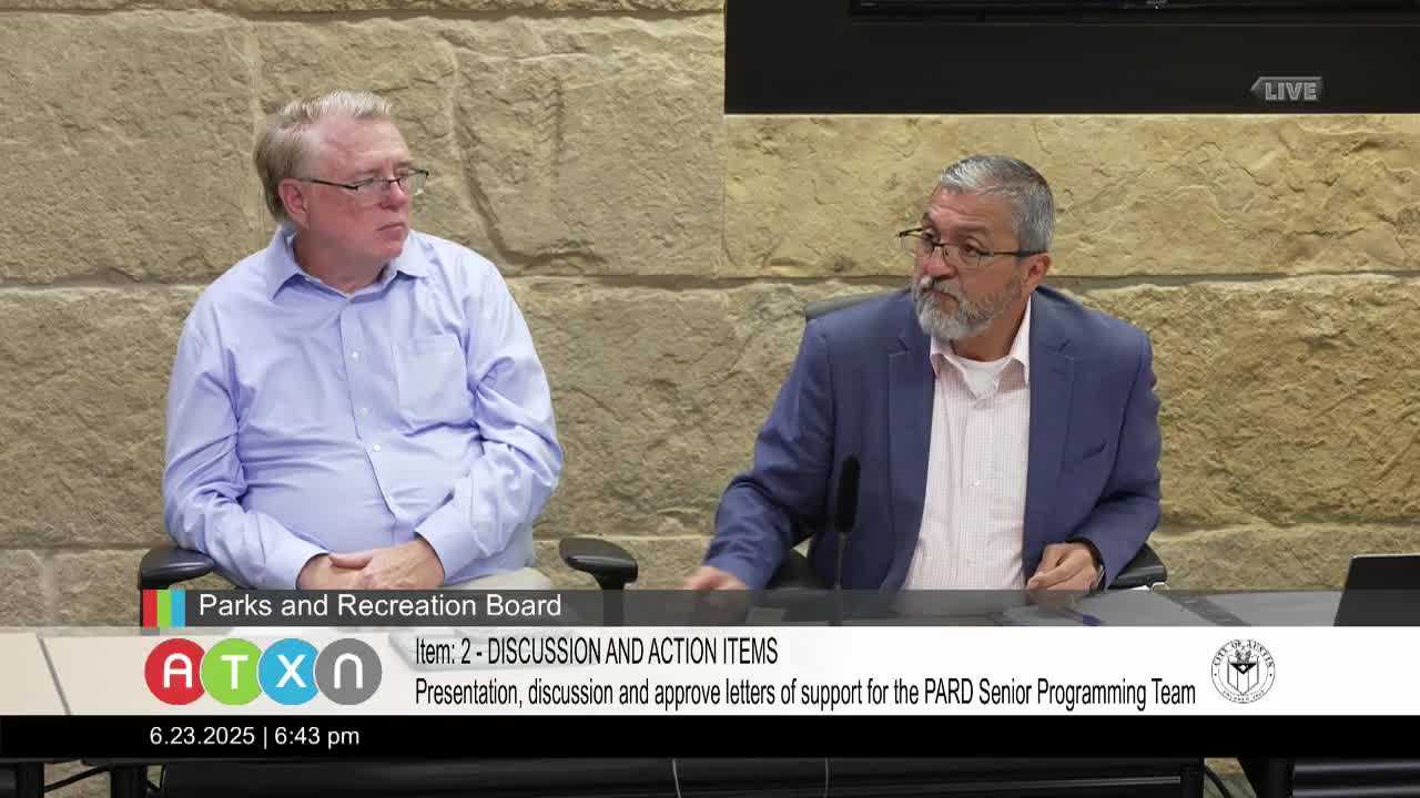 Austin Officials Address Growing Demand for Senior Programming Amid Budget Cuts