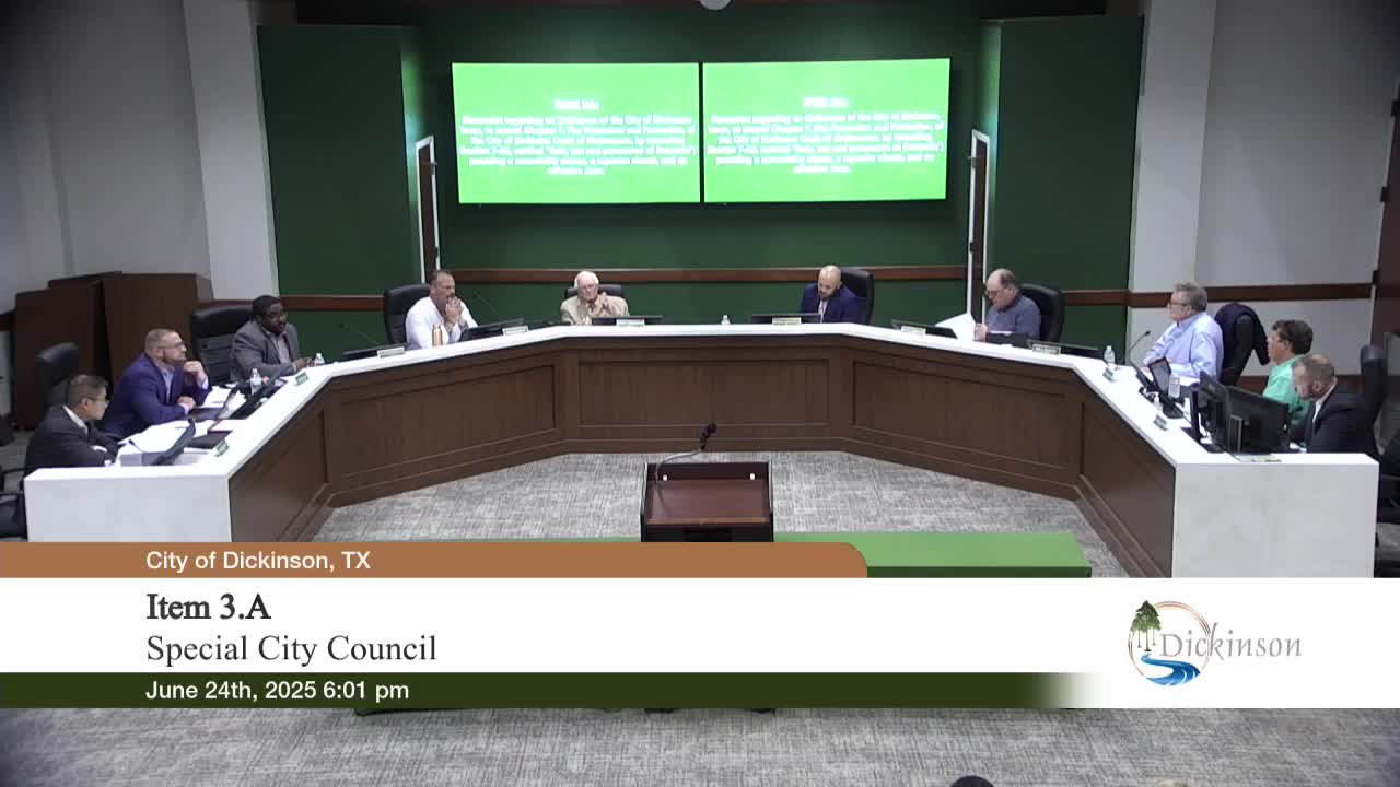 Dickinson council debates new fireworks possession and discharge regulations