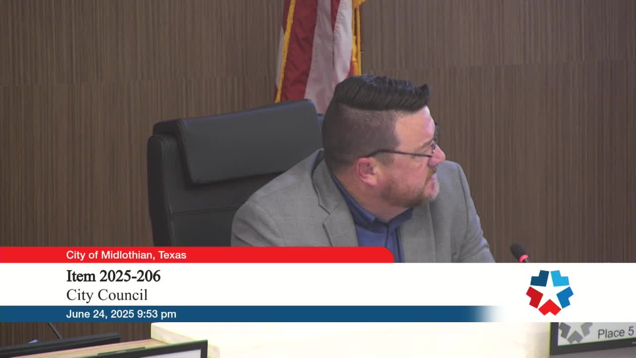 Midlothian City Council approves first responder memorial art display agreement