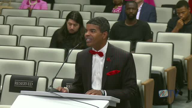 Valerie Portis proposes entertainment plans for soldiers at Newport News church hall