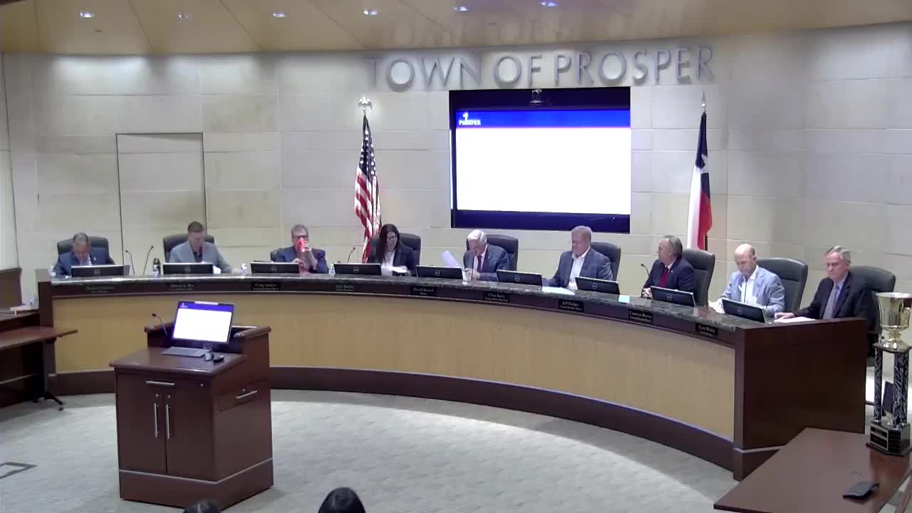Prosper Town Council Approves Traffic Signal Project and Elevated Tank Rehabilitation
