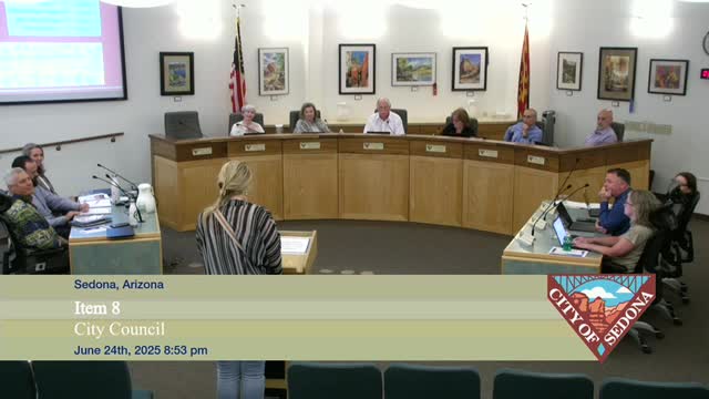 Sedona residents discuss Kachina Subdivision safety and path proposals at council meeting