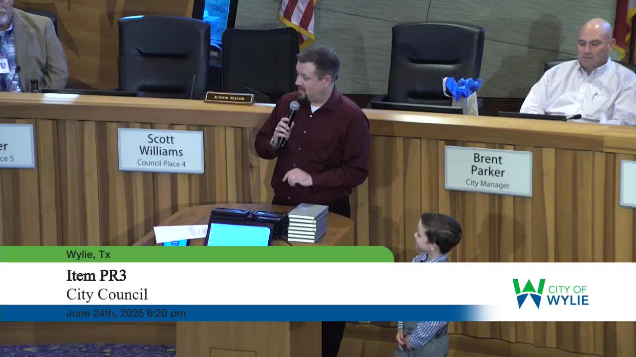 Judge Pfeil administers oath to Wylie's new board and commission members