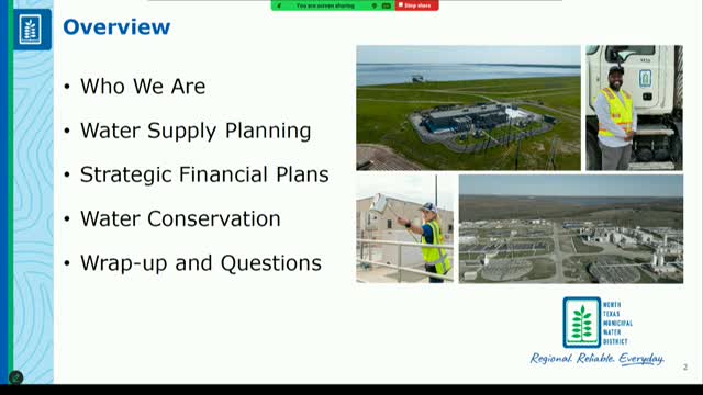 North Texas Water District outlines strategic plans for water, wastewater, and solid waste services