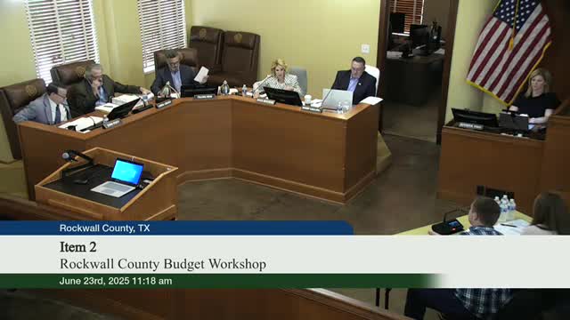 Rockwall County discusses growth and budget for addressing new Horizon Lakes subdivision