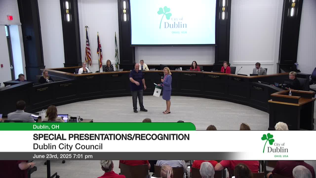 City Council honors Mark with special celebration and token of appreciation