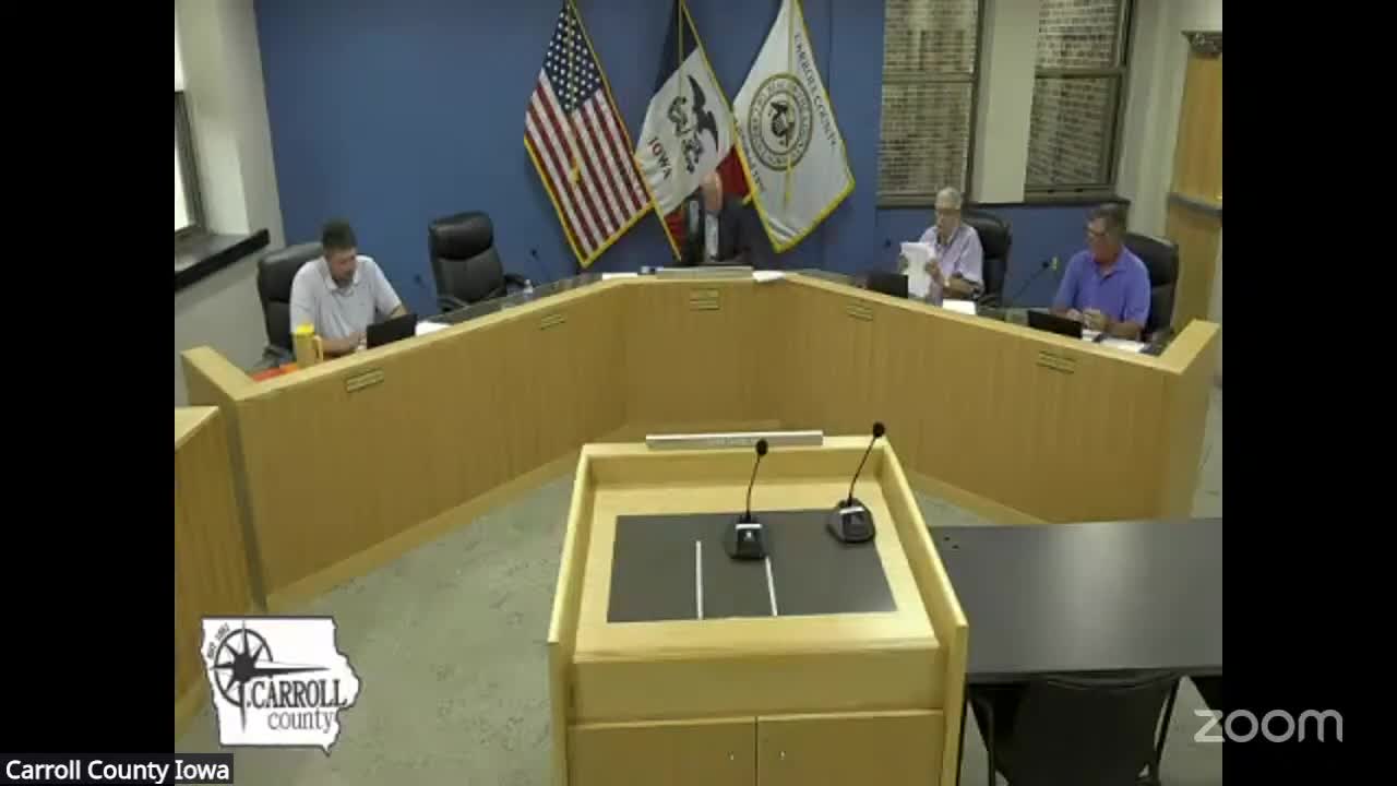 Community leaders review opioid funding and road improvement projects in Carroll County