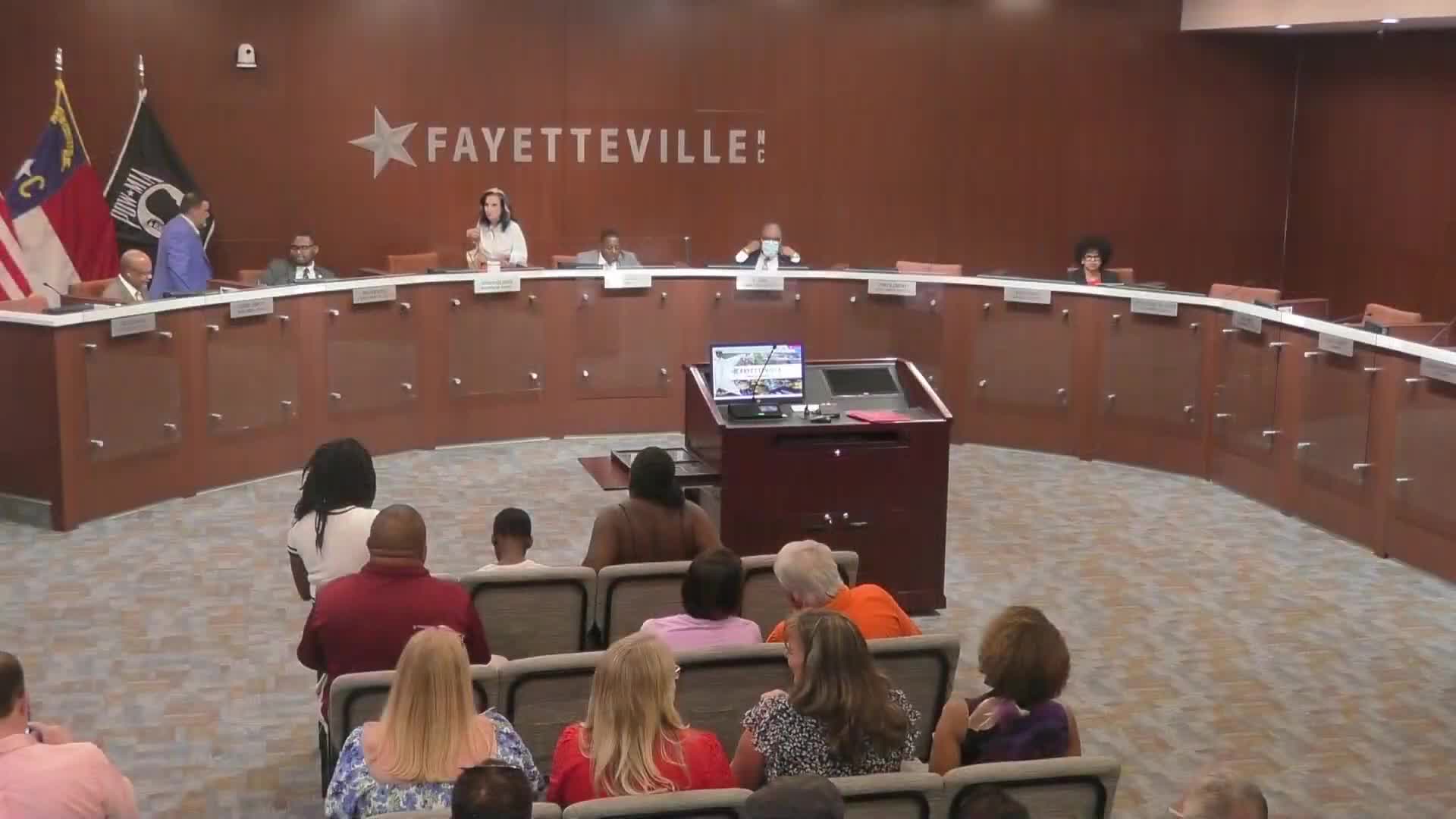 Fayetteville City Council honors Willie Johnson and Laverne Oxendine for community service