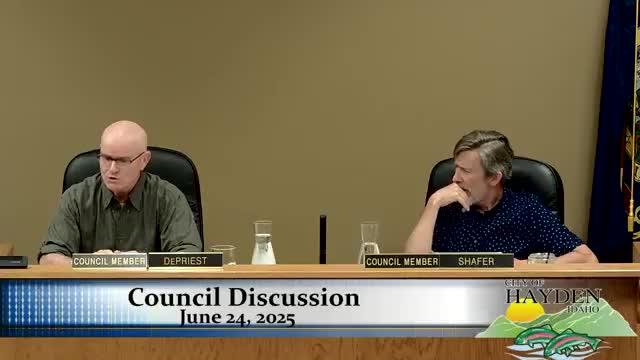 Hayden City Council explores upfront impact fees and office space purchase decision