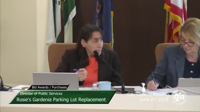 City Council approves $176K for Rosie's Park parking lot replacement project