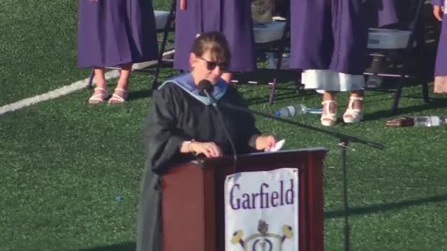 Garfield High School celebrates 120th commencement with Frank Chaslong leading pledge