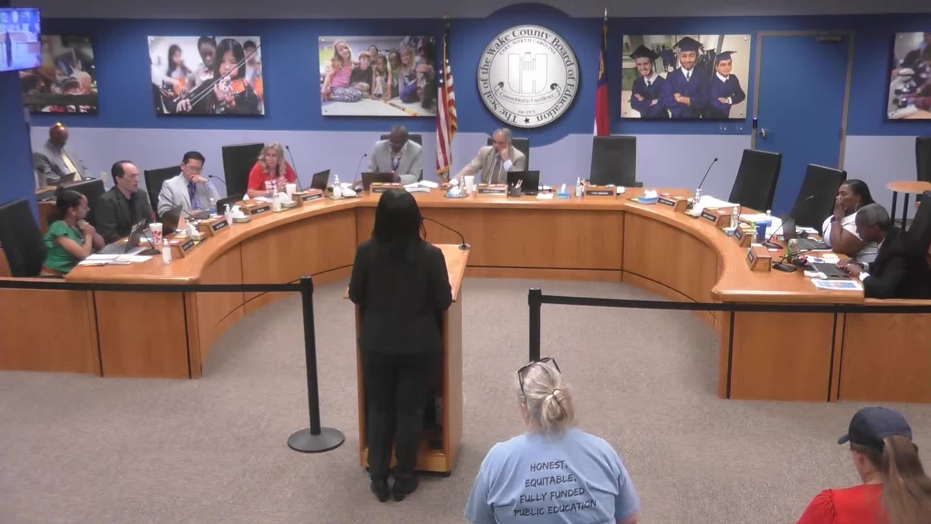 Wake County board urges federal support for school meal program and living wages