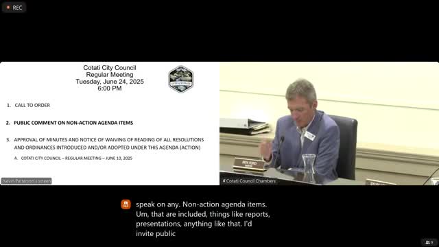 Community Challenges Sonoma City Council on Code Enforcement Scandal and Meeting Conduct