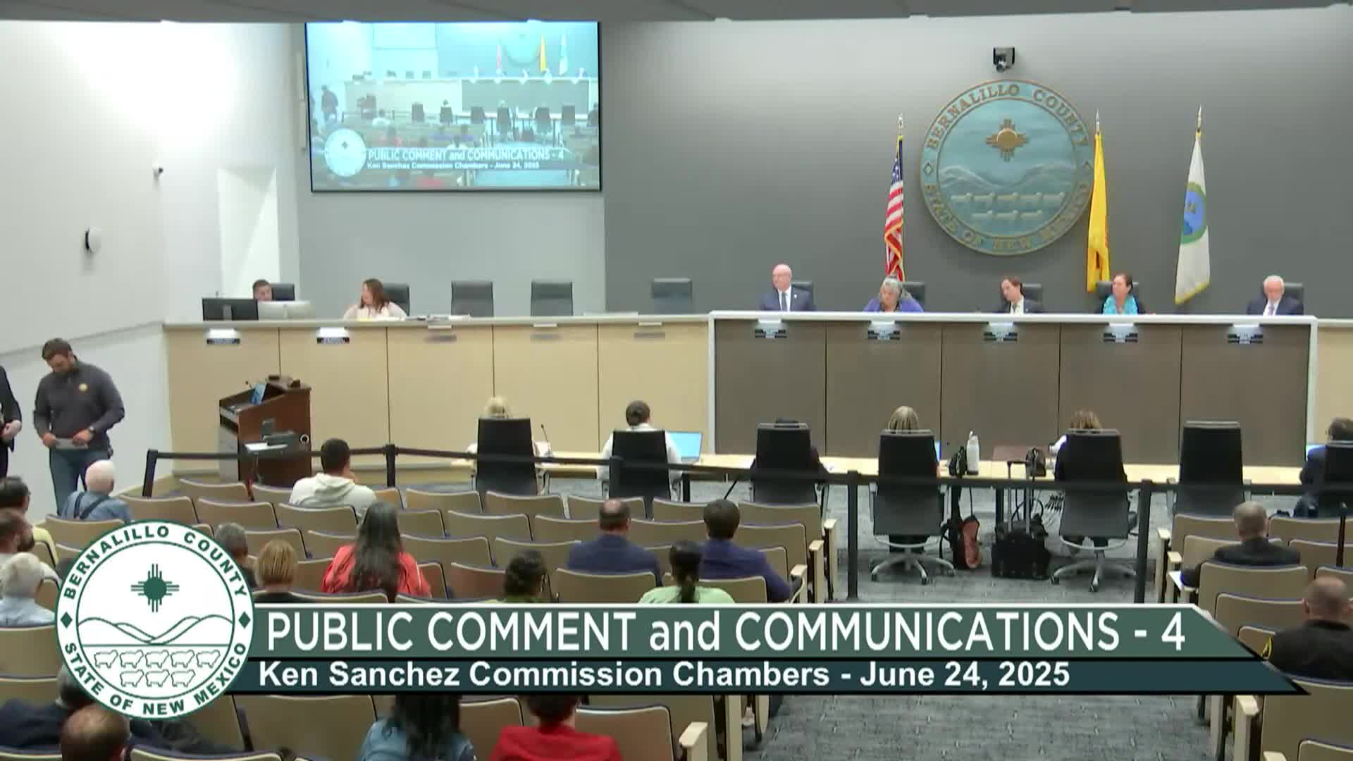 Bernalillo County residents advocate for resolution defending constitutional rights and separation of powers