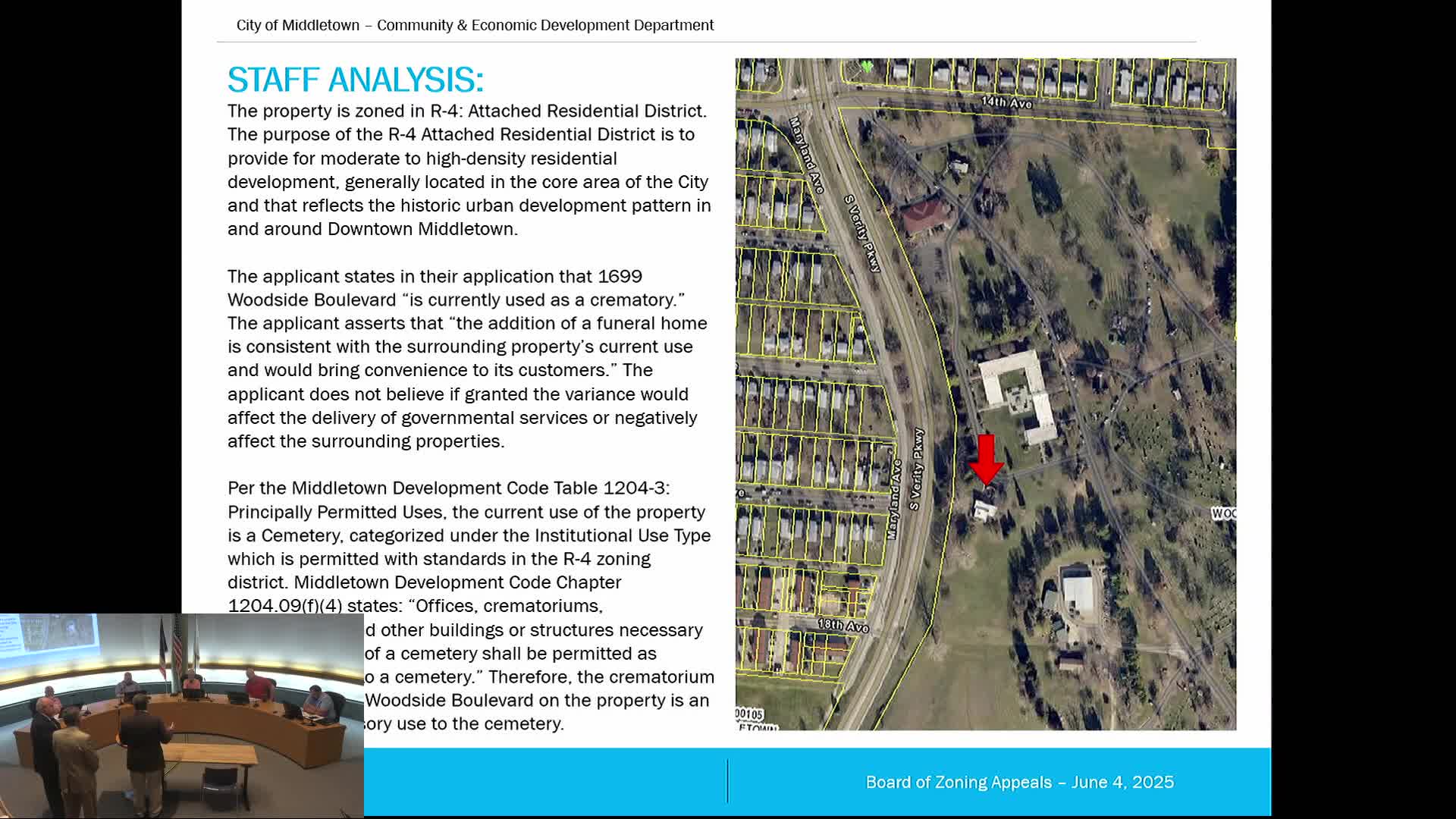 Woodside Cemetery outlines plans for crematory and future funeral home facility