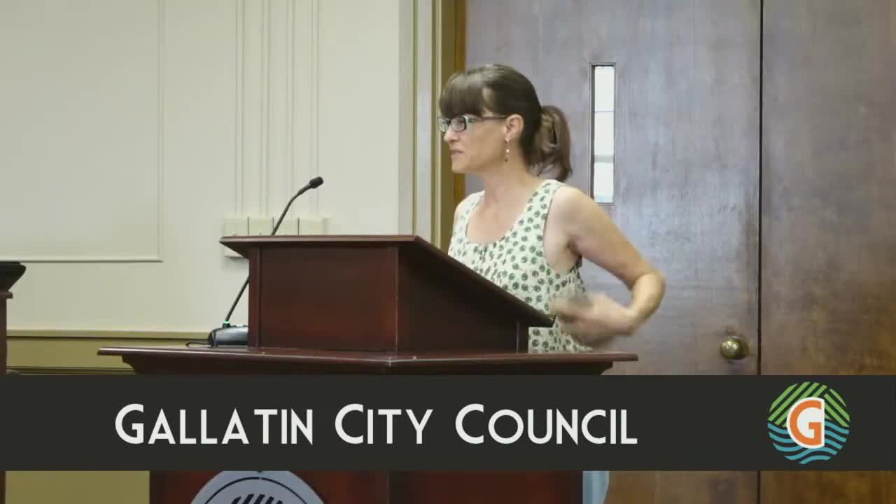 Michelle Ju Vance advocates for Gallatin's business improvement district proposal