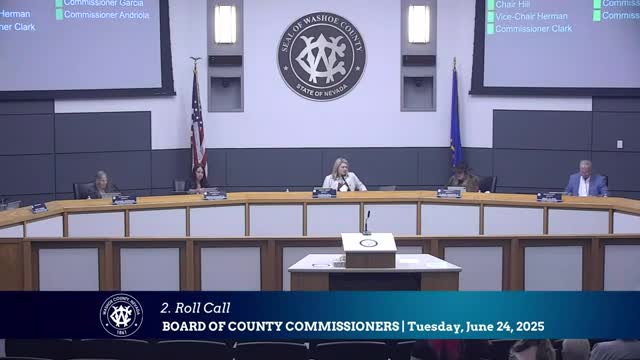 Washoe County Commissioners hold public comment session addressing discrimination concerns