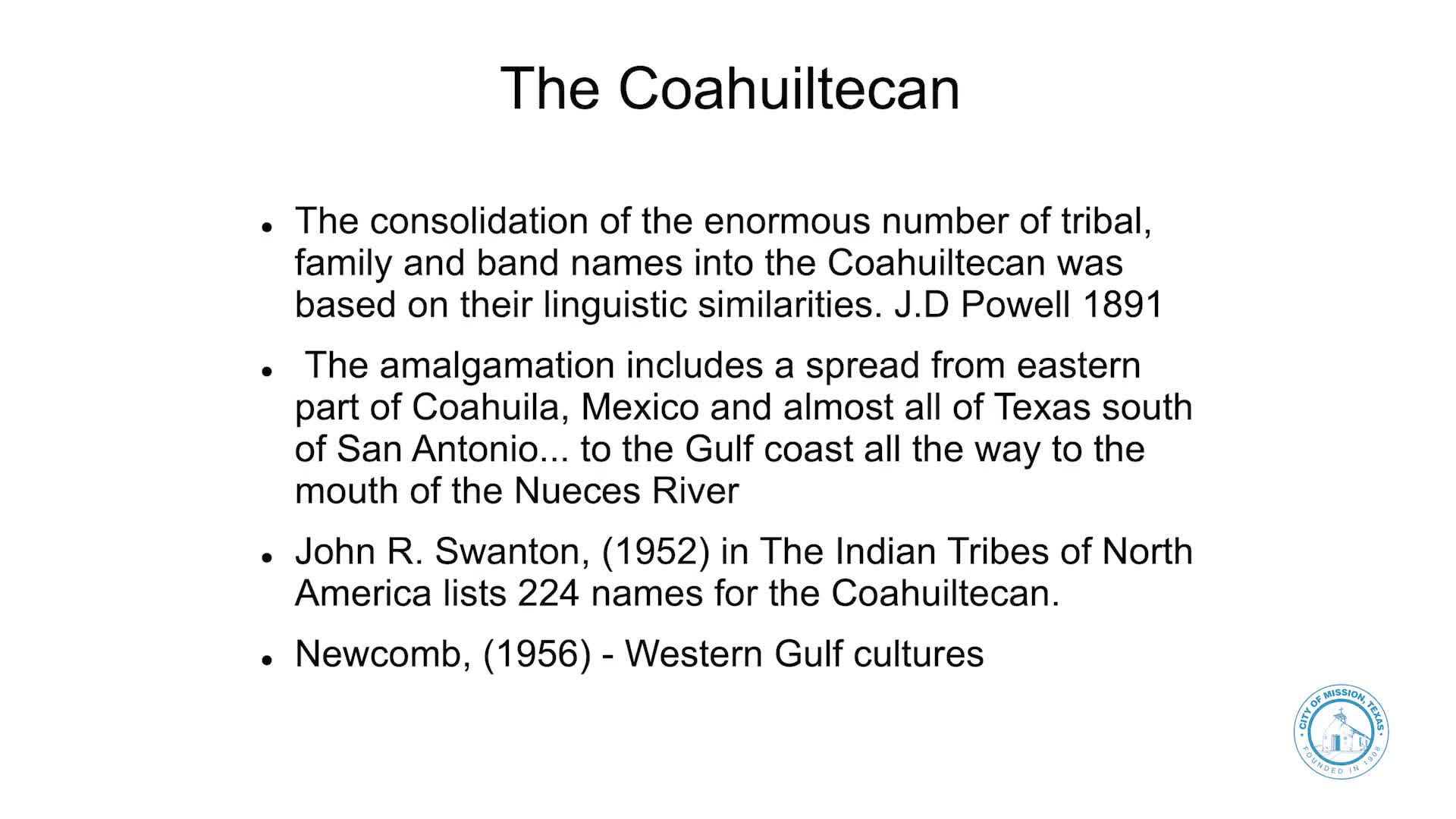 Researcher explores Coahuiltecan tribes' historical names and Spanish influence