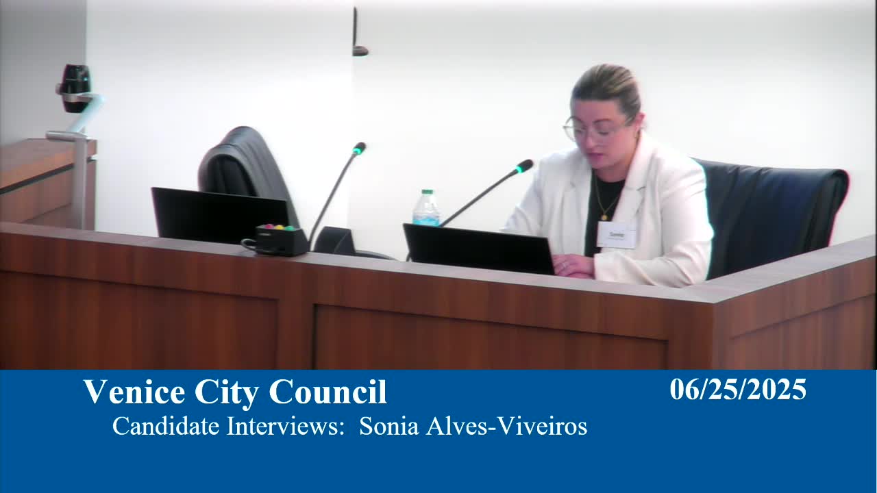 Newly Elected Mayor Peshota outlines Venice action plan and community engagement