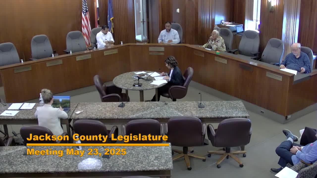 Jackson County Legislature adopts resolution honoring Carolyn Long on retirement