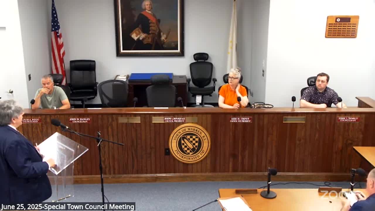 Town discusses Veolia contract concerns including PFAS testing and indemnification issues