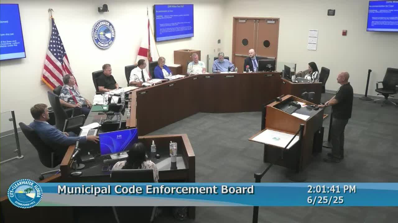 Clearwater board addresses neighborhood code violations and property safety concerns