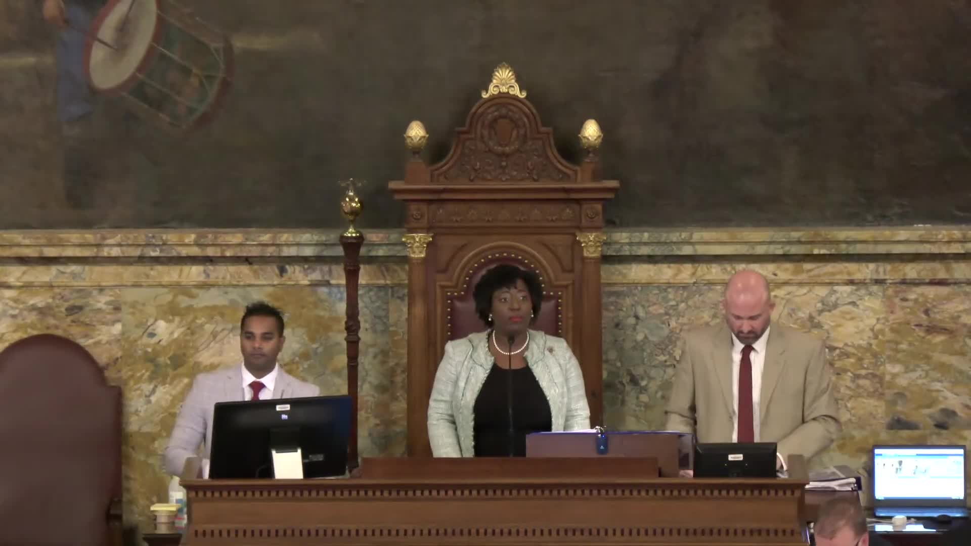House honors Lieutenant Colonel George Hardy and welcomes Venezuelan Independence Day guests
