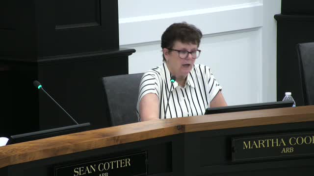 Dublin Board discusses design options for historic home renovation project