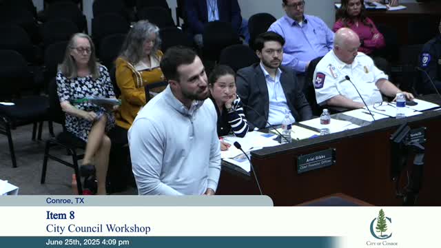 Conroe City Council debates 10 year AI software contract amid budget concerns