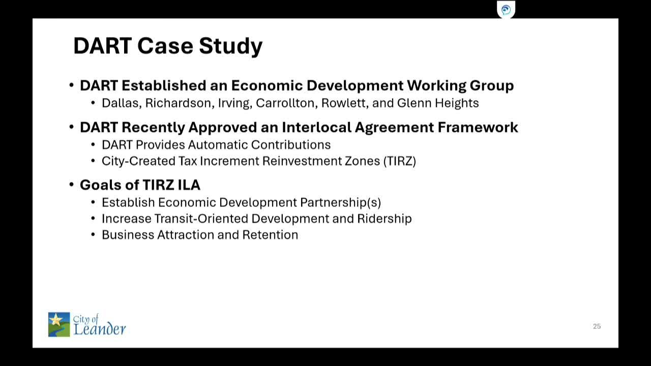 Leander council discusses sales tax collaboration to boost economic development