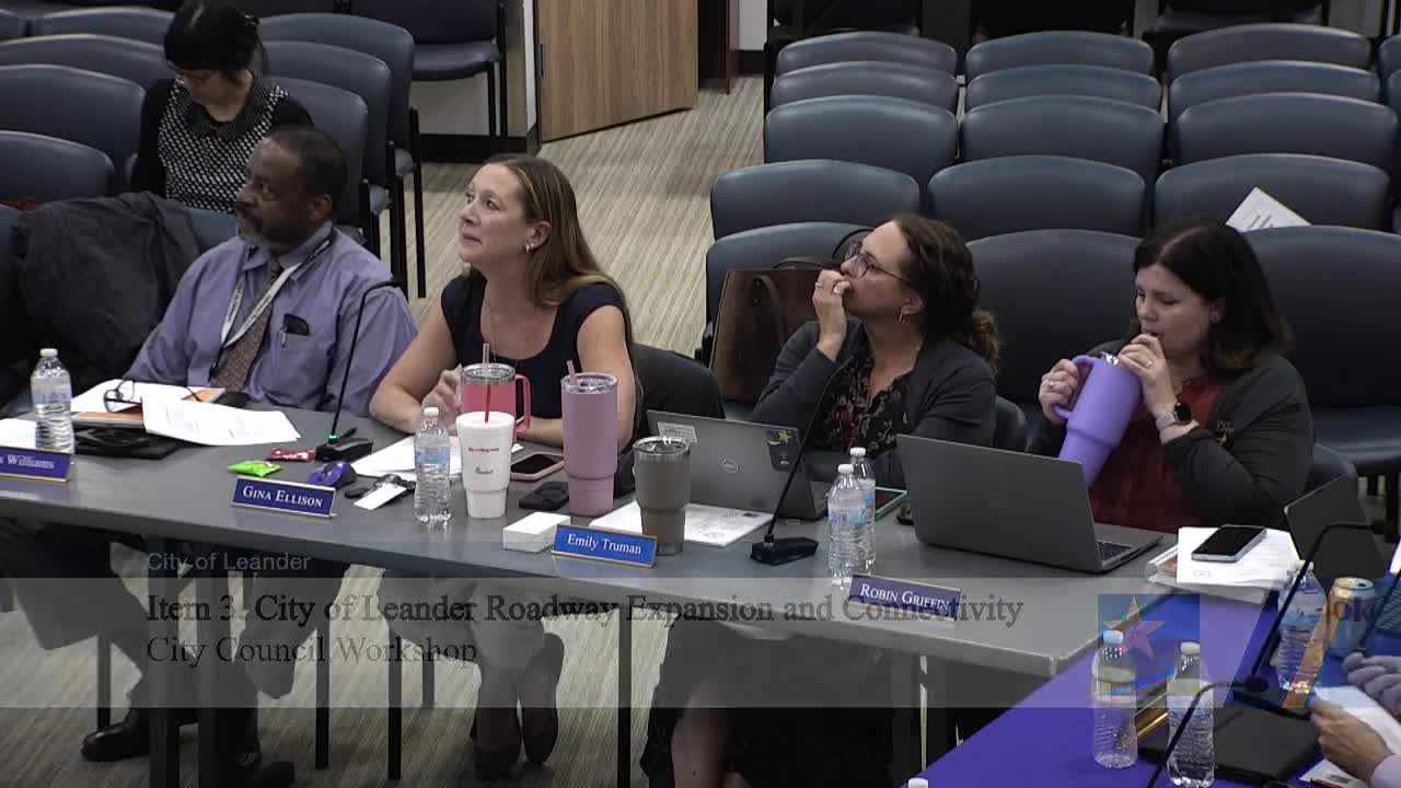 Leander officials review transportation master plan to improve roadway safety and access