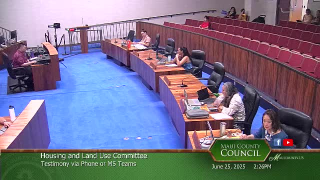 Maui residents oppose bill impacting affordable housing and short-term rentals