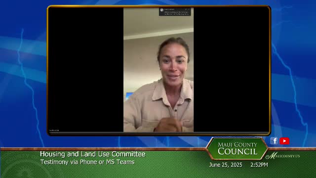 Maui resident advocates for ban on vacation rentals amid housing crisis